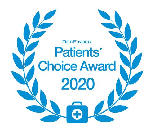 Docfinder "Patients Choice Award 2020" Auszeichnung